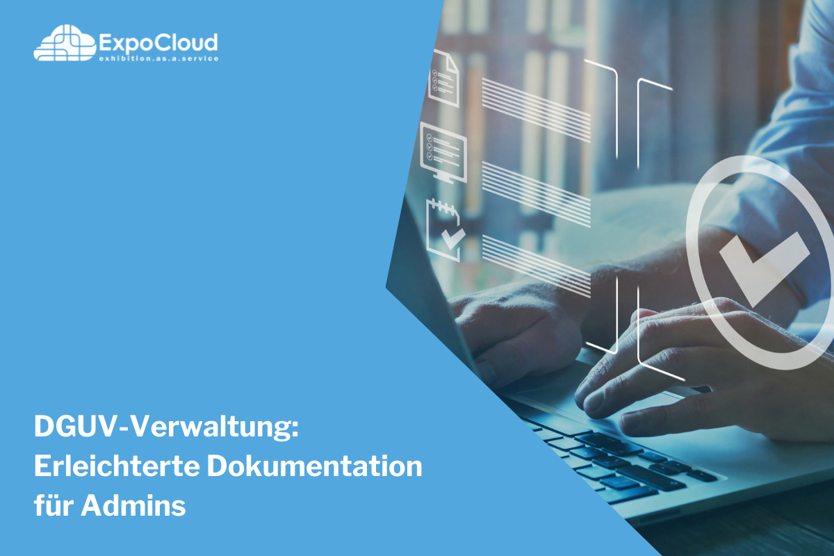 DGUV Verwaltung - Computer und symbolisierte Häckchen 