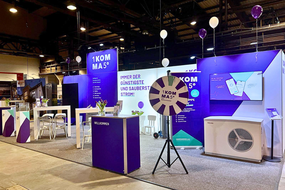 1komma5° trade fair appearance