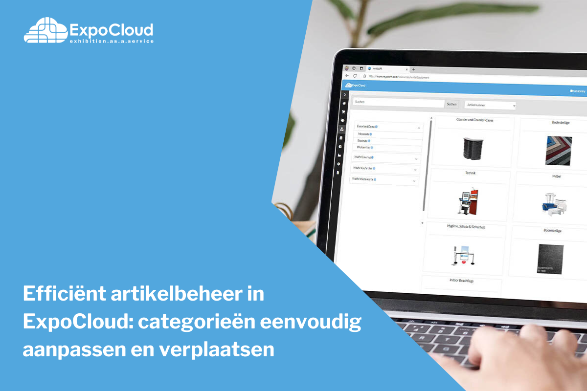 laptop met artikelbestelling 