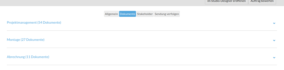 Dokumentenmanagement für Messen wie Projektmanagement, Montage, Abrechnung