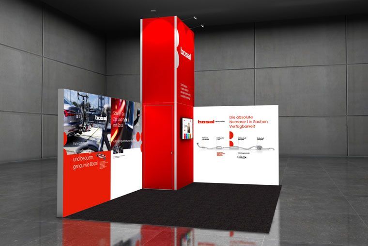 Modularer Messestand Bosal