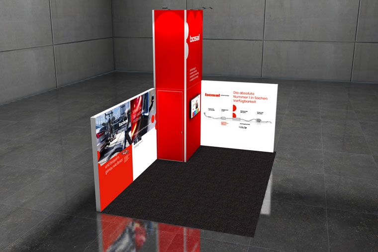Modularer Messestand Bosal