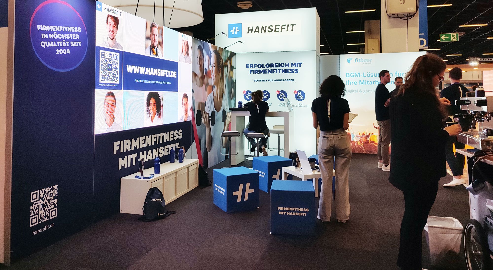 Exhibition stand for Hansefit at Zukunft Personal