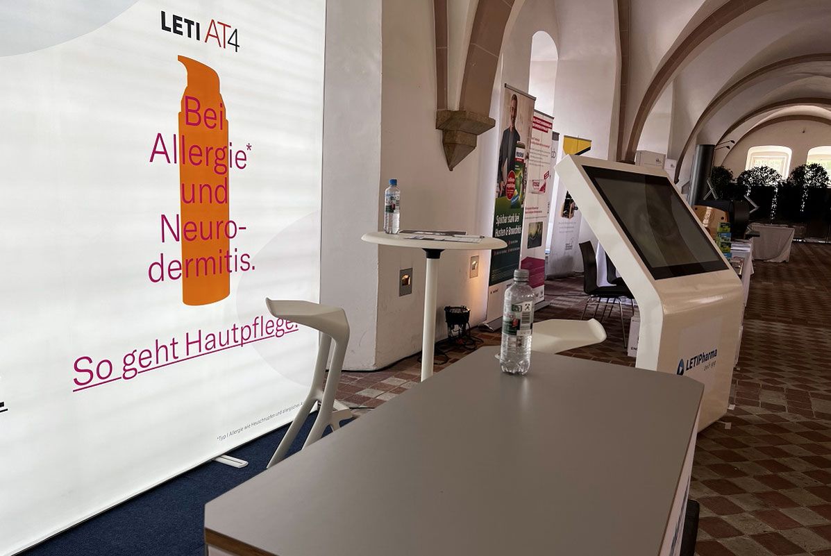 Messestand LETI Pharma