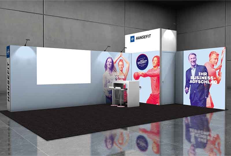Modularer Messestand Hansefit