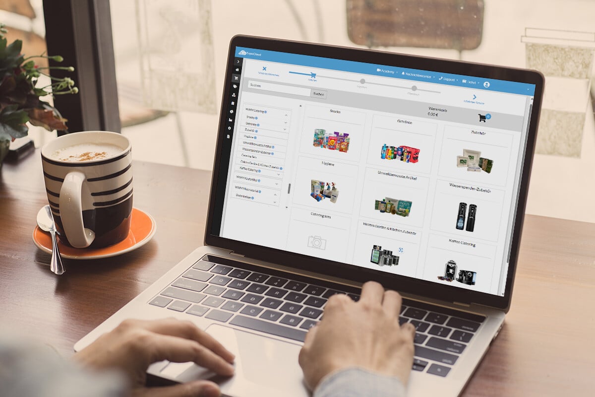 Webshop der ExpoCloud