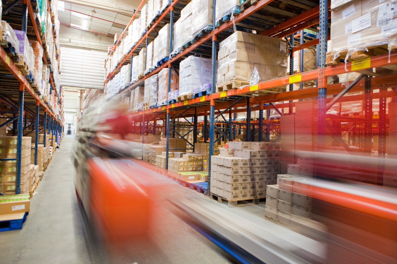 A warehouse for trade fair and event materials